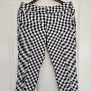 ‎Donna RICCO CHECKERED ANKLE/CROPPED PANTS SIZE 8